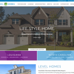 Home Builder Marketing Mondays: Level Homes Launches New Website