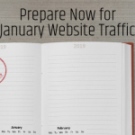 Prepare Now for January Website Traffic